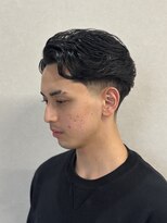 フジヤマバーバーショップ エビス(FUJIYAMA BARBER SHOP ebisu)&nbsp;テーパーフェード×センターパート