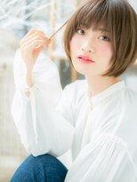 モッズヘア 越谷(mod's hair)&nbsp;シャギーボブミニマルボブココアブラウン小顔前下がりボブa!