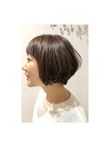 大人かわいいショートボブ