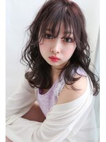 イソラブル(ISOLA-blu) 【ピンクバイオレット】ゆらぎセミロング