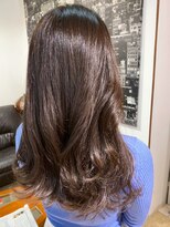 ナナナ パレナ 宝塚店(nanana parena) 大人かわいい透ける暗髪*透明感×艶髪×韓国風ロングウェーブ