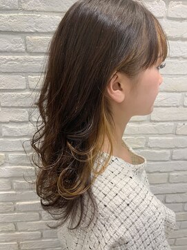 オーシャン(Ocean) [OCEAN Hair&Life藤原純] イヤリングカラー☆デザインカラー☆