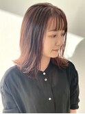 【FOLK】小顔になれる透明感外ハネミディアム♪