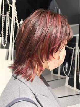 オンザ(ONTHE) レッドカラーハンサムウルフスタイル【林京平】