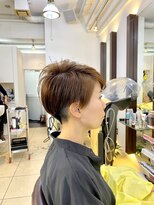 ヘアアーク(HAIR arc) かりあげ#ツーブロック#メンズライク#くびれ#カーキーアッシュ
