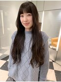 【LA PENSEE カホ】スーパーロングのニュアンスパーマ