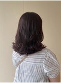 外ハネ◯チェリーブラウン