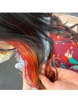 ポタム 東中野(potamu)&nbsp;バングとサイドのインナーカラー