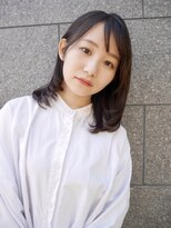 シュシュ(shushu)&nbsp;小顔ワンカールボブ/ダークベージュ【有海一生】前髪あり