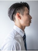 かきあげバングビジネスショート