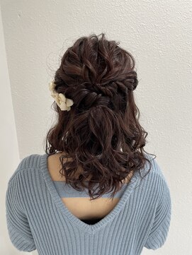 ラシク(racic) 【racic】ハーフアップカジュアルアレンジ