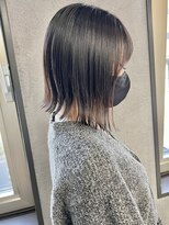 アイユー(ii+U)&nbsp;ボブ　小顔カット ナチュラル　外ハネボブ