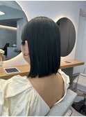 オリーブグレー_切りっぱなし_ダブルカラー