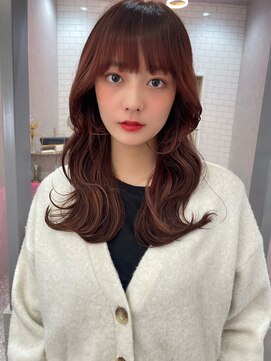 ロンド マーレ 天神大名店(Lond mare) ロングヘア/グレージュカラー/ココアベージュ/顔周り