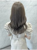 ブリーチなし透明感グレージュ☆