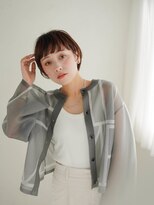 ムク 甲府(muku.)&nbsp;前髪/ココアベージュ/小顔に見せるヘア/オリーブグレー[甲府駅]