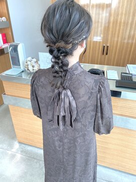 カッツ 駅家店(CUT S) 編みおろしヘアアレンジ○