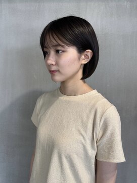 ラトリエ(L'Atelier) ナチュラルショートボブ／大人ショート／ダークグレージュ