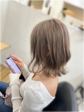 ヘアーバイフォーク 琴似店(Hair by VORK) ミルクティーカラー