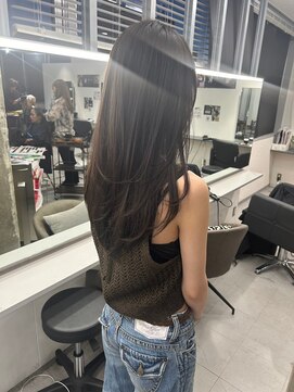 キング 枚方店(K!ng) 縮毛矯正髪質改善ハイライトレイヤーカット枚方美容室エクステ