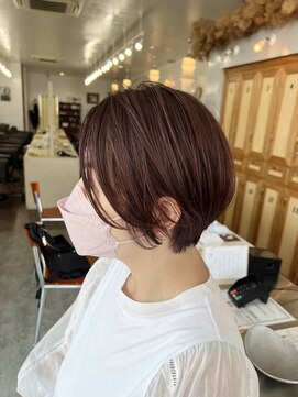 グッディ 倉敷笹沖店(GOOD-DAY) バーガンディー×ショート