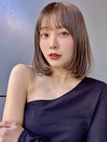 トルネード(TORNADO)&nbsp;韓国ボブ レイヤーボブ 内巻きボブ シースルーバング A0127