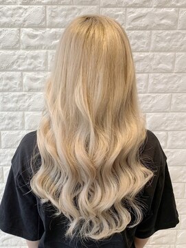 ヘアーサロン アモル(HAIR SALON Amor) ハイライトレイヤーカットエクステイルミナカラー縮毛矯正
