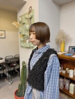 アンドチル 渋谷(AND CHILL)&nbsp;ミニボブ/顔まわりレイヤー/ぱつっとボブ　渋谷