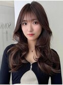 イメチェン/レイヤーカット/卵型/ワイドバング/似合わせカット_1