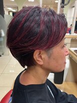 ヘアークリアー 蕨&nbsp;【メンズ】赤髪×ダウンで韓国っぽヘア