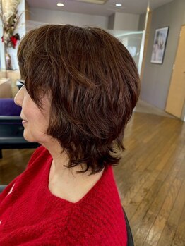 シンクジンクヘア(THINK ZINK hair)の写真/大人女性の魅力を引き出す上品なショートヘアが得意◎再現性も高く、扱いやすいヘアにしてくれる♪