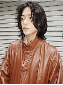 メンズレコ 渋谷(MEN'S LECO) ミディアムレイヤーボブ