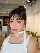 ラヴィズム 松崎店(LUVISM)&nbsp;韓国/顔周りレイヤー/おくれ毛/ベージュ/ダブルカラー/東区/松崎