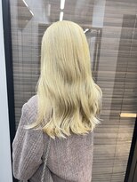 ヌープヘアーアイス(NUUP.hair ici)&nbsp;20代30代◎透明感ホワイトブロンドブリーチ
