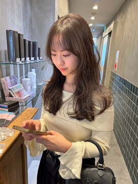 シキ(SHIKI) ロングレイヤー/オリーブベージュ