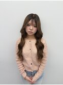 ベージュロングスタイル