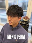 波巻きツイストスパイラルパーマ