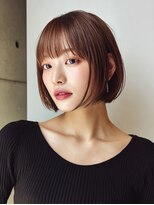 アシャ ヘアー ソリューション 神戸店(asha hair solution)&nbsp;イメチェン/ピンクベージュ/アンブレラカラー/前髪/摂津本山