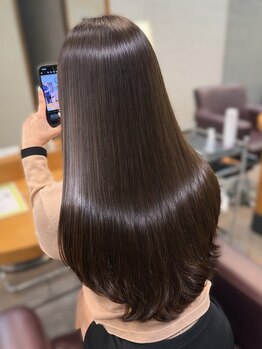 ユウヘアー 滝ノ水店(U Hair)の写真/【理想の髪質へ】髪質改善トリートメントで周りから褒められる艶髪へ。極上の手触りと質感を実感できます♪