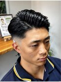 クラシックポンパドール×スキンフェード