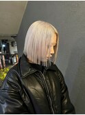ホワイトカラー　ホワイトブロンド　抜きっぱなしブロンド　