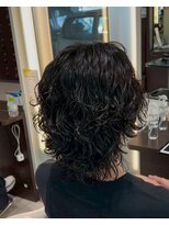 ブルーテーフ(Bleu Terre) 盛岡【サーフカール】メンズパーマにオススメ長めのスタイル◎