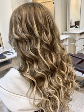 ディバイス カラーアンドエクステ(Device) 【Device】外国人風スモーキーグレージュWカラー