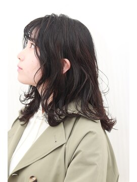 アッシュ 田無店(Ash) ローレイヤー×顔周りウルフ