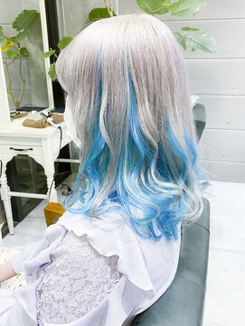 デイズ(days) DOLLデザインカラー☆インナーカラーにビビッドブルーカラー