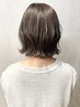 ファッショングレイカラー(白髪染め）+ハホニコトリートメント