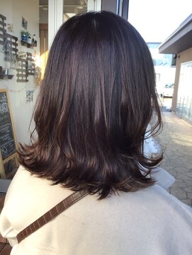 ルッソ(LUSSO) ココアブラウン&外ハネボブ