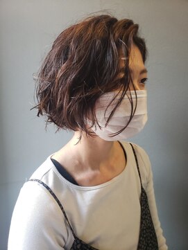 ペネロープ(Penelope) 【新宿penelope】くせ毛風ナチュラルパーマボブ! 遠藤至