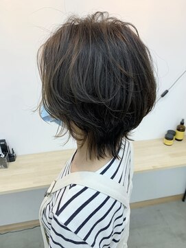 キューズ クラブ(cuz KLUB) 【cuzKLUB】ウルフレイヤー×アッシュベージュ【池袋】