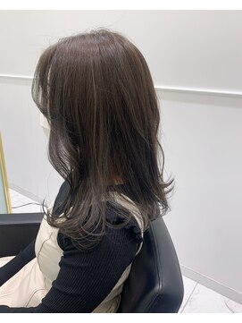 六本木美容室 白金店 暗透グレージュ